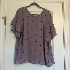 3 for $30 | LOFT tie back blouse